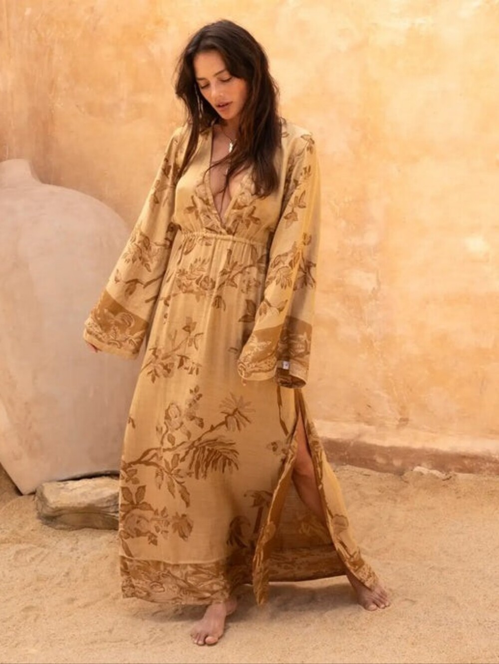 Brahmaki Queen Of Dunes Maxi Dress